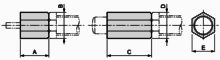 Stopper nut OP-020 optional part